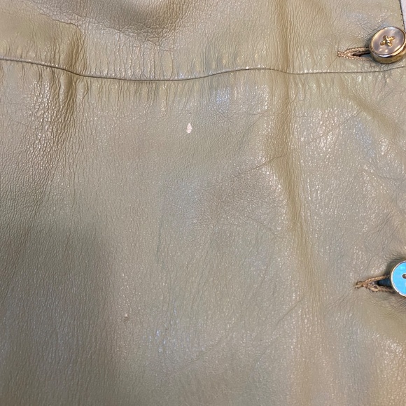 Bonnie Cashin Sills Leather Swing Coat Jacket - Picture 4 of 16